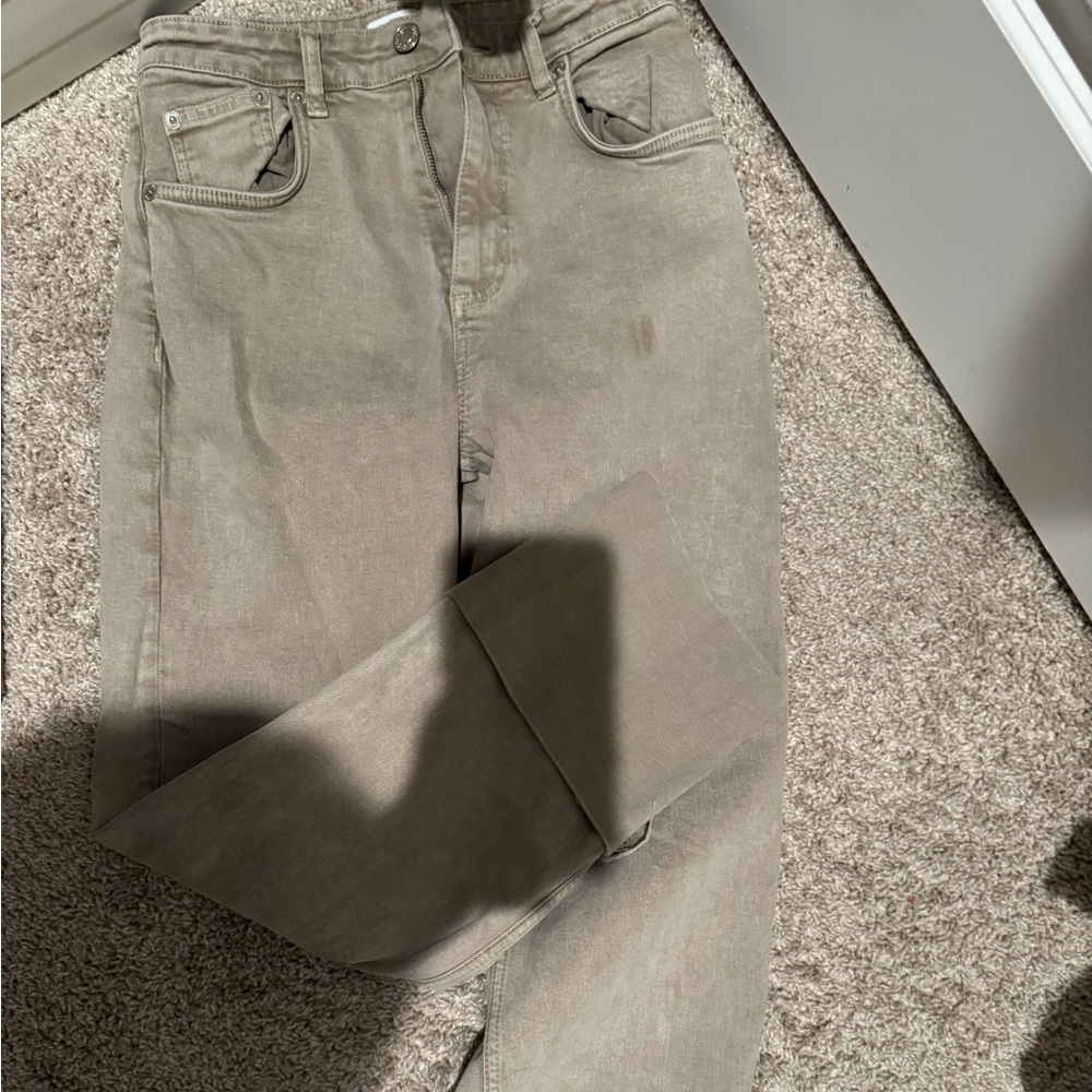 Zara Taupe Jeans